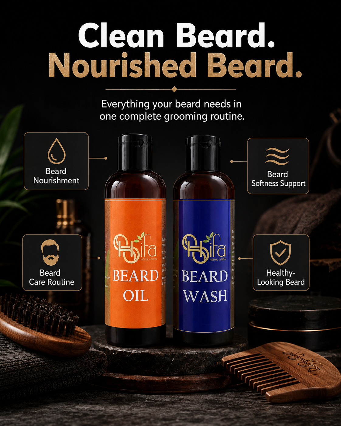Beard OIl + Beard Shampoo