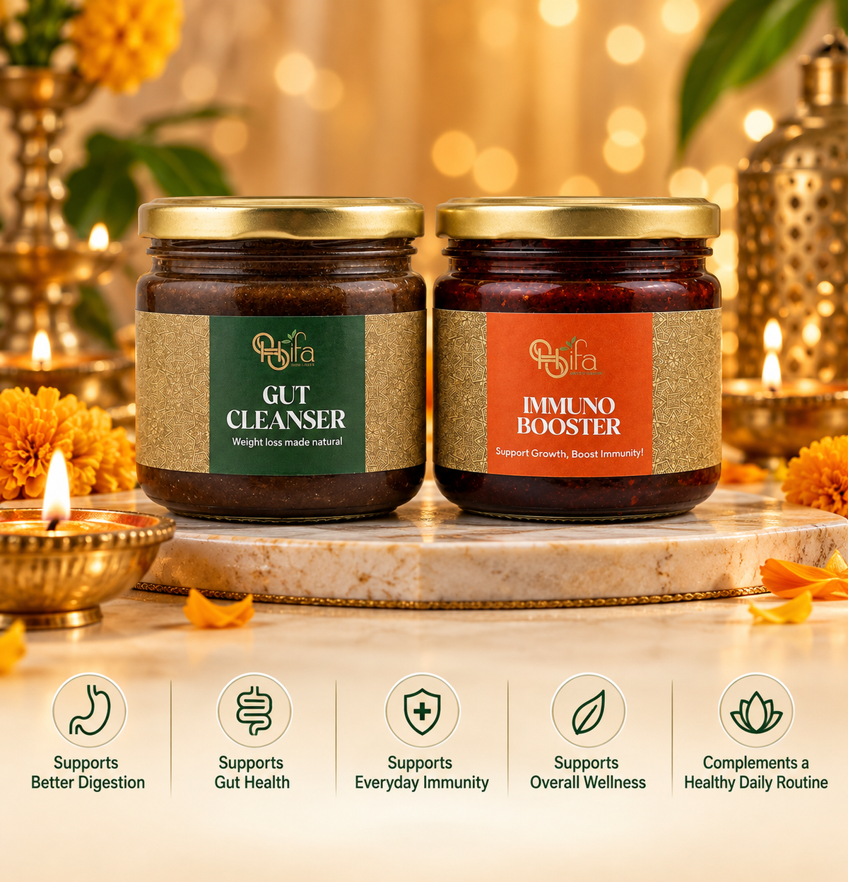 Gut Cleanser + Immuno Booster – Diwali Wellness Combo