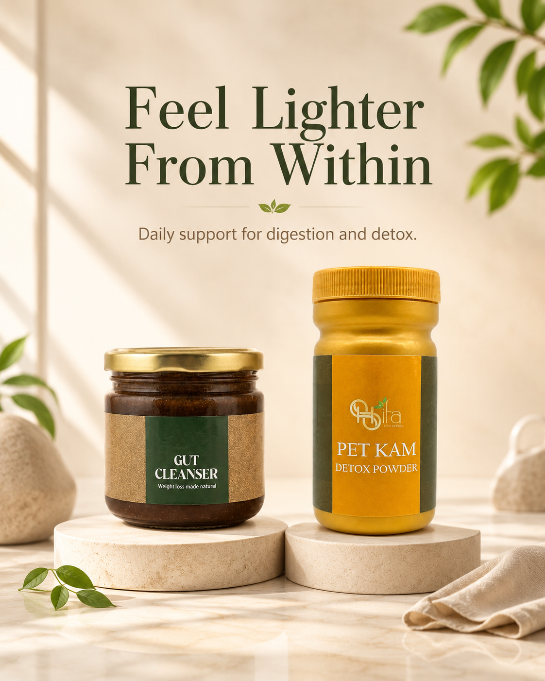 Gut Cleanser + Pet Kam Powder